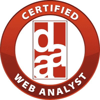 Digital Analytics Association Certified Web Analyst Badge